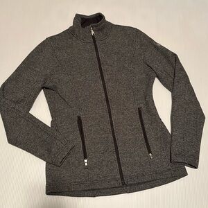 Spyder Endure full zip gray & black long sleeve jacket.  Women’s size small